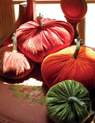 Slouchy Velvet Pumpkins 20026