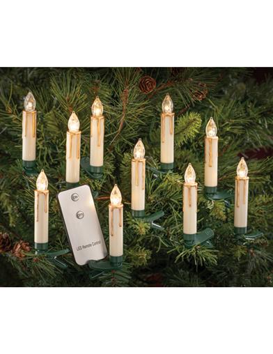 Drippy Taper Candle Lights (set Of 10) 31118