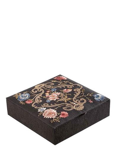 Embroidered Bouquets Jewelry Box 32413