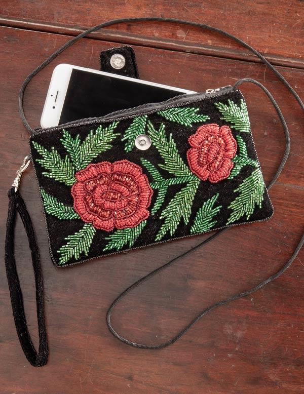Beaded Rose Purse 32794