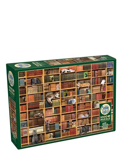 The Cat Library Puzzle 32831 by Victorian Trading Co