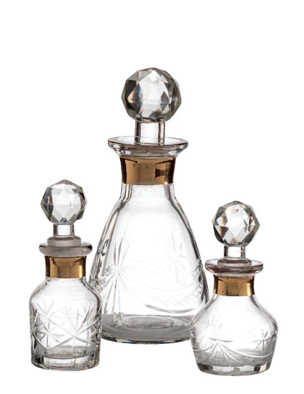 Les Petites Perfume Bottles (set Of 3) 33009 Victorian Trading Co