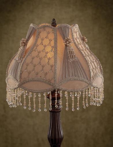 Embroidered Opulence Dome Lampshade 33069