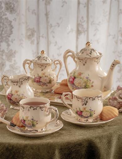 Royal Garden Tea Set 33093 by Victorian Trading Co