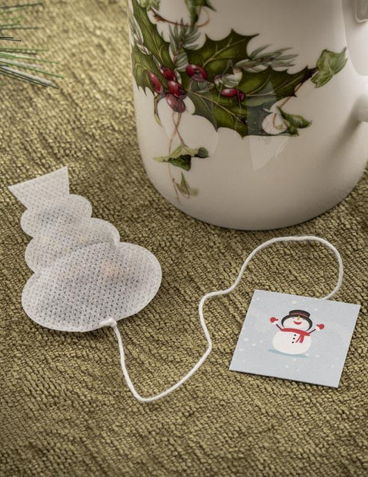 Steeping Snowman Tea Bags (set Of 6) 33193 by Victorian Trading Co
