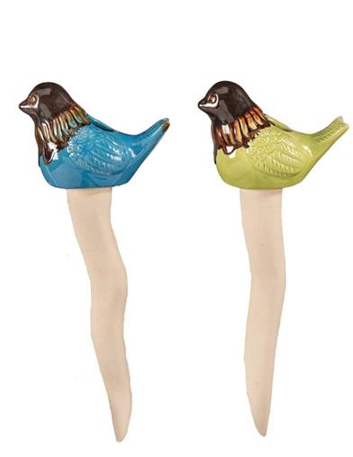 Majolica Watering Birds (set Of 2) 33282
