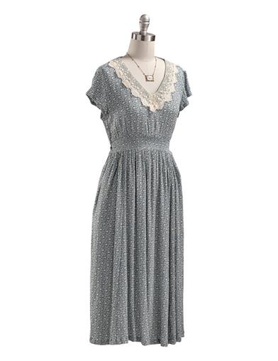 April Cornell Grace Tea Dress Size Large 33403 Victorian Trading Co