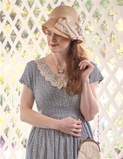 April Cornell Grace Tea Dress Size Large 33403 Victorian Trading Co