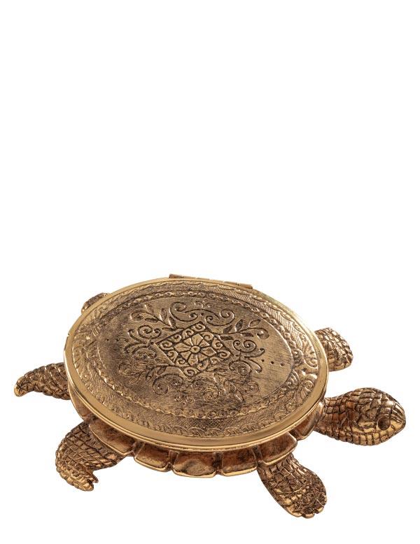 14k Gold Dipped Locket Turtle 33430