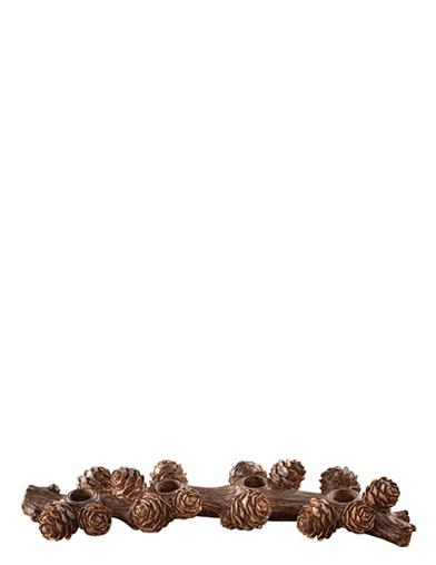 Pine Cone Branch Candle Holder 33680