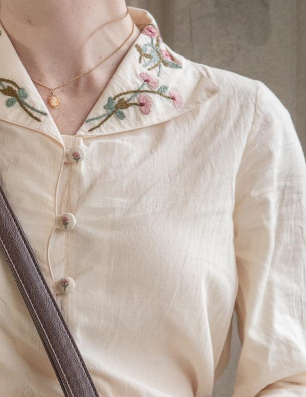 April Cornell Agatha Embroidered Blouse 33825