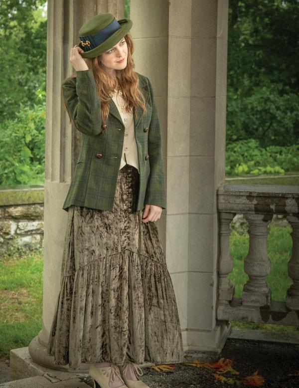 April Cornell Soiree Velvet Skirt 33826 by Victorian Trading Co