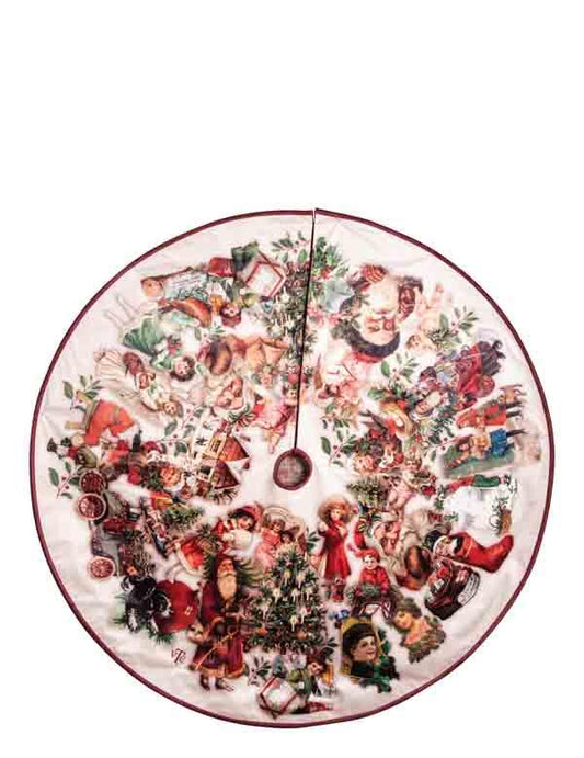Old December Velveteen Tree Skirt 33875