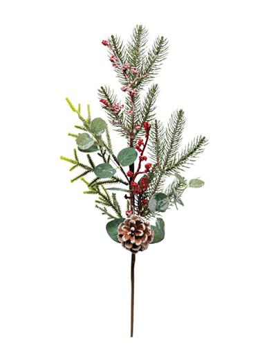 Holiday Spray With Berries & Eucalyptus (set Of 2) 34042