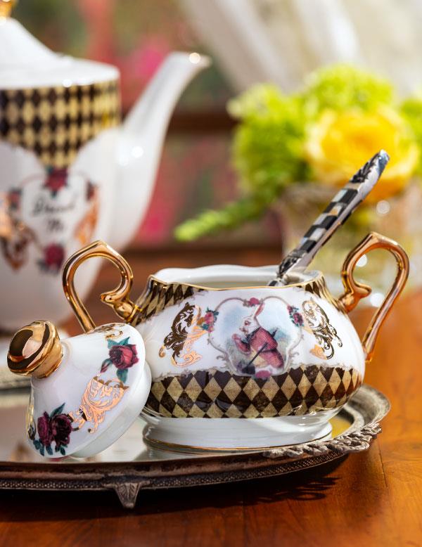 Alice In Wonderland Sugar Jar 34357