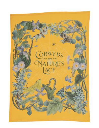 Vintage Flour Sack Nature's Lace Tea Towel 34414 by Victorian Trading Co