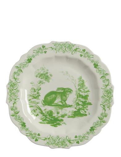 Lucky Rabbit Plates (set Of 4) 34418 by Victorian Trading Co