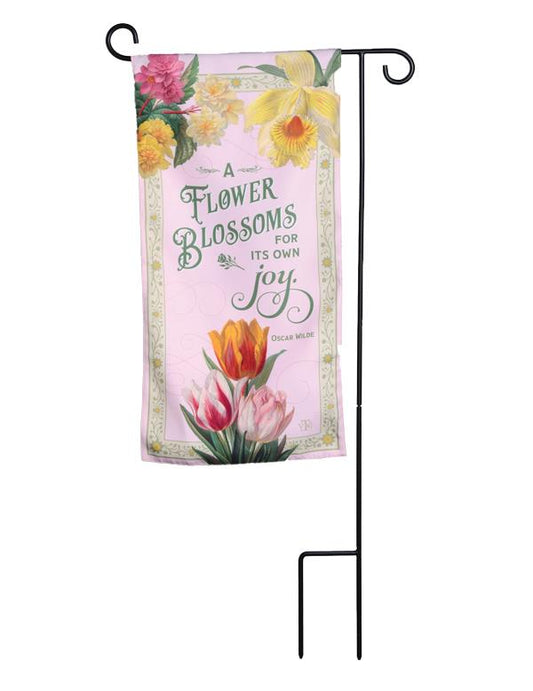 A Flower's Joy Garden Flag 34444