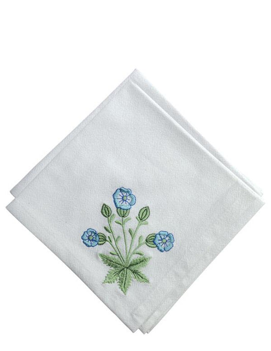 William Morris Embroidered Napkins (set Of 4) 34483 by Victorian Trading Co