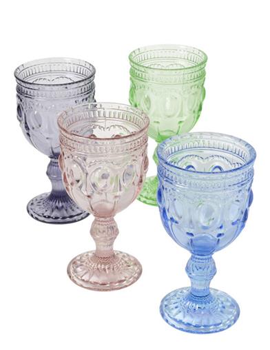 Pastel Goblet Quartet (set Of 4) 34501