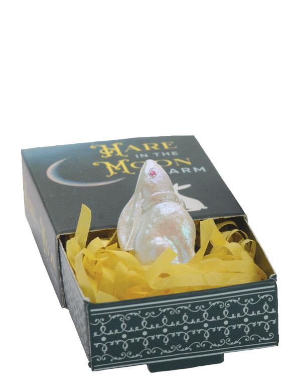 Hare In The Moon Charms (set Of 4) 34513