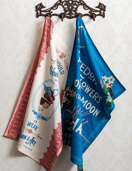 Work Of Art Vintage Flour Sack Tea Towel 34577 by Victorian Trading Co