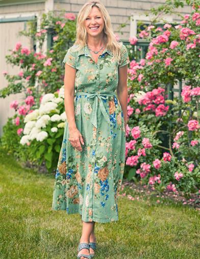 April Cornell Carolina Dress Size Small 34616