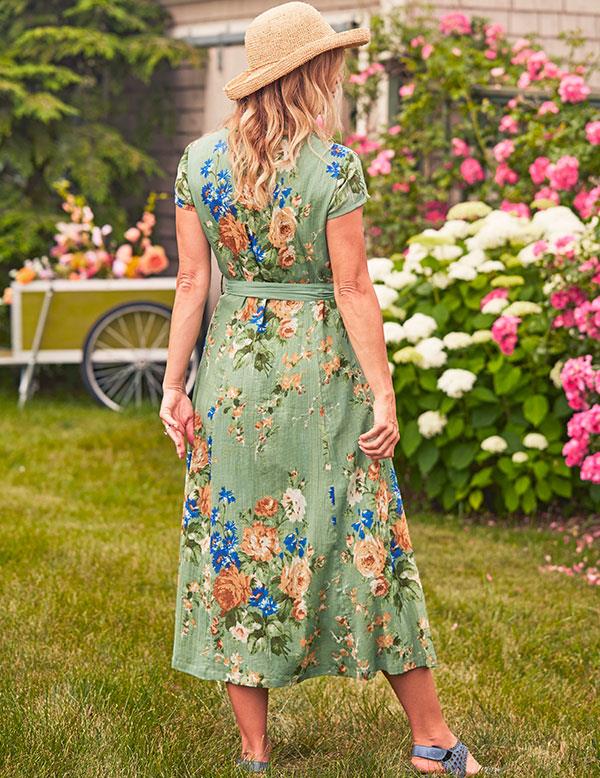 April Cornell Carolina Dress Size Small 34616