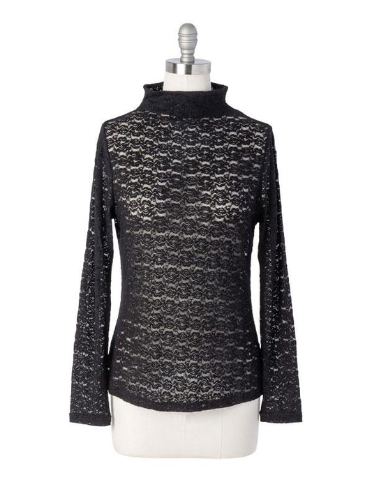 April Cornell Amelie Lace Mock Turtleneck 34666 by Victorian Trading Co