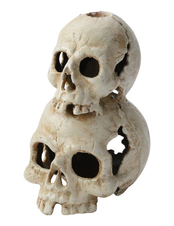 Stacked Skulls Candle Holder 34816 by Victorian Trading Co