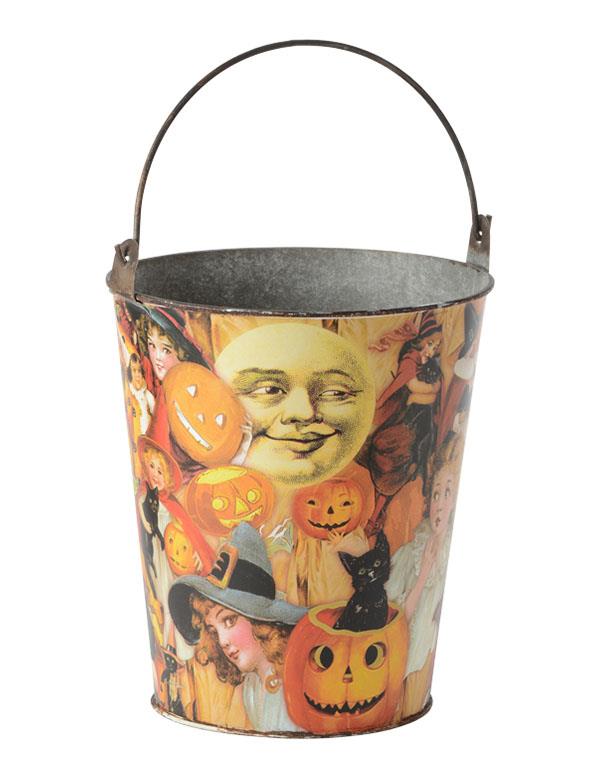 Vintage Halloween Greetings Treat Pail 34880 by Victorian Trading Co