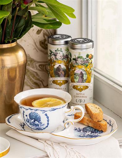 Legend Of The Pussy Willow Teacup 34887 by Victorian Trading Co