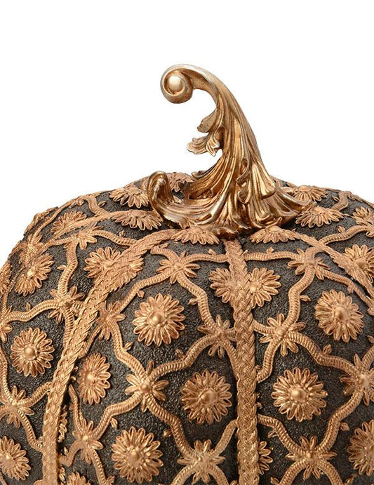 Gilded Sunflower Wallpaper Pumpkin 34901