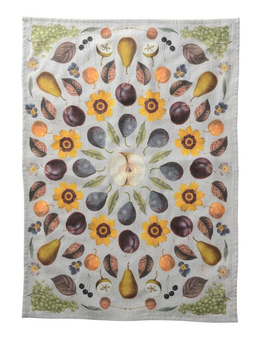 Autumnal Fruits Vintage Flour Sack Towel 34966 by Victorian Trading Co
