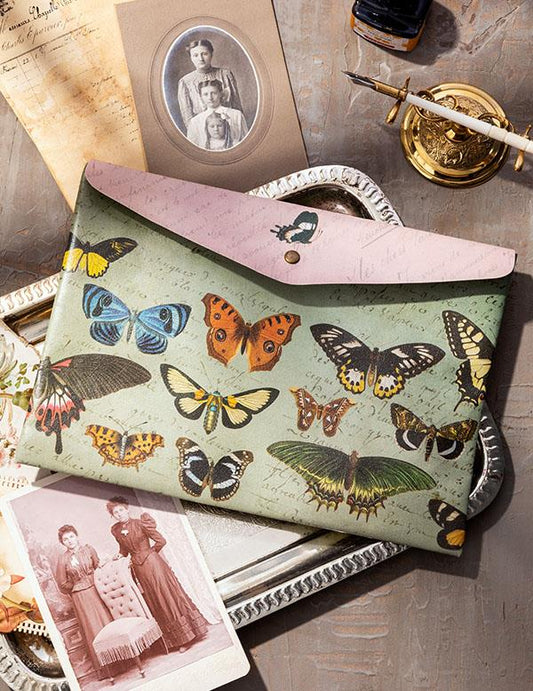 Butterfly Collection Envelope Pouch 35098 by Victorian Trading Co