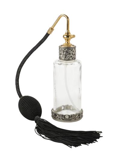 Vintage Pewter Perfume Atomizer 35113