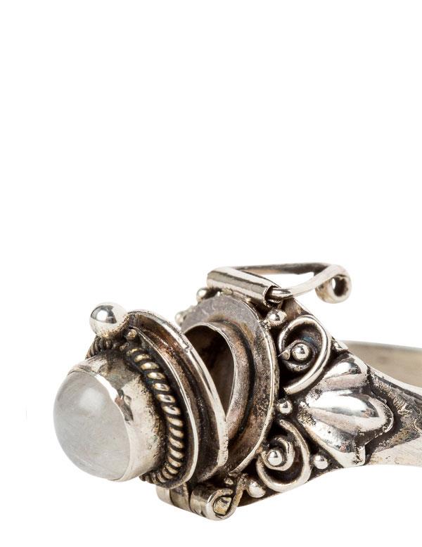 Moonstone Poison Ring 35157