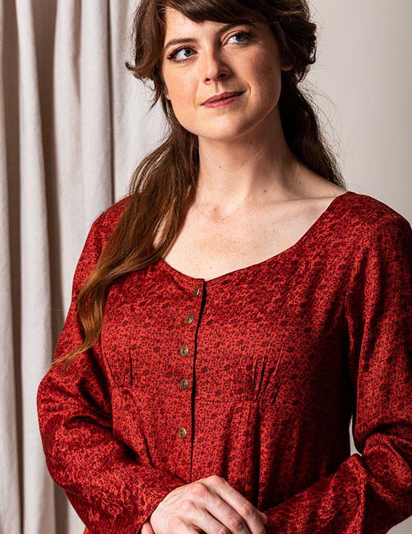 April Cornell Scarlett Dress 35284 by Victorian Trading Co