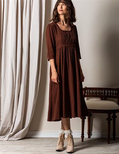 April Cornell Walnut Dress Size Xtra-Large 35285 by Victorian Trading Co