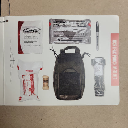5.11 Med Kit Pouch : UCR IFAK Black, with Med Kit 56300MK *Out of Date 56300