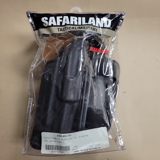 Safariland Leg Holster 6385 ALS OMV Tac w/QRS, STX, RH, GL 17/22 w/M3 6385-8325-131