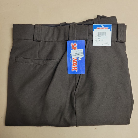 Pants: Spiewak Base Poly, 4-Pocket, Brown, 40 Waist SU322-032-40