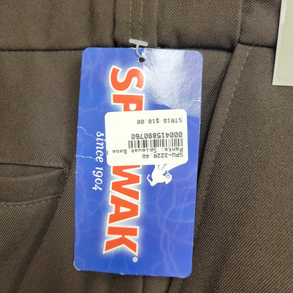 Pants: Spiewak Base Poly, 4-Pocket, Brown, 40 Waist SU322-032-40