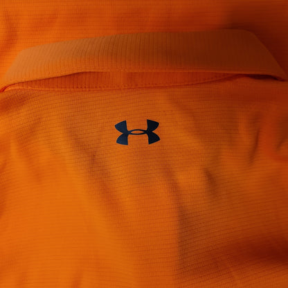 Men's Under Armour Short Sleeve Polo TECH Orange, Size XL 1290140-841-XL