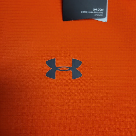 Men's Under Armour Short Sleeve Polo Orange, Size XL 1290140-800-XL