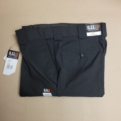 5.11 Tactical Stryke Uniform Pants for Men, Class A, Black, Size 35