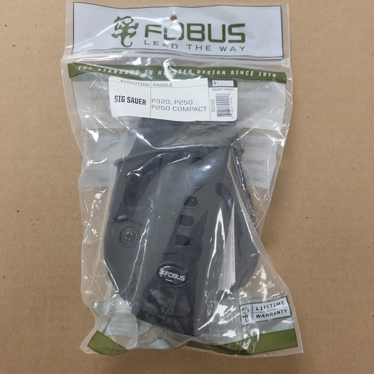 HOLSTER: FOBUS EVOLUTION PADDLE, RH, SIG P320/P250C/P250 SG250