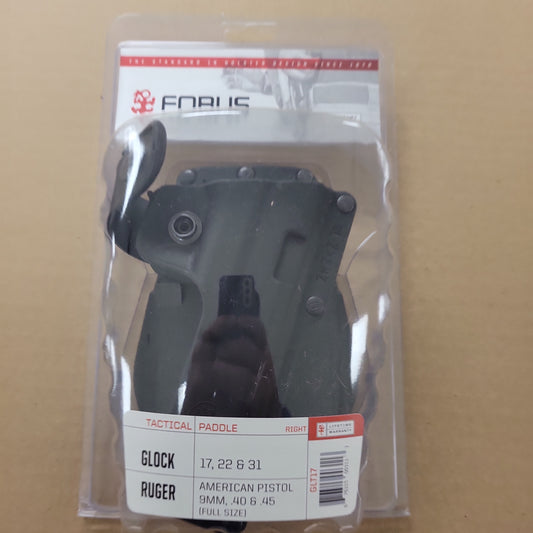 Fobus Paddle Holster Right Hand for Glock 17/22/31 with Tac light GLT17