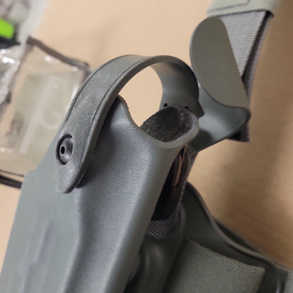 Safariland Tactical Leg Holster Foilage Green Kydex RH for Glock 17/22 w/M3 6004-832-541