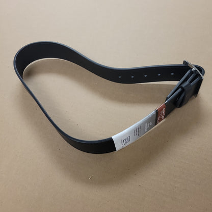Hero's Pride Garrison 1.75" Black Belt with Nickel Buckle, Size 32